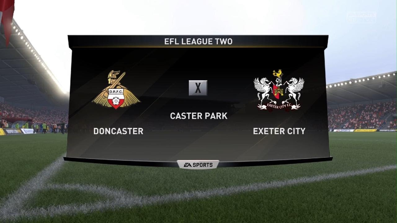 FIFA 17| Modo Carreira - Doncaster| Uma boa Vitória Contra o Exeter City! #30