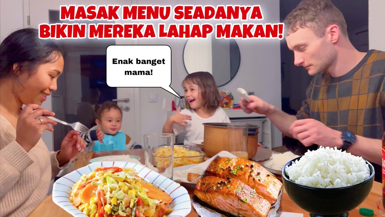 MASAK MAKAN MALAM PAKAI BAHAN SEADANYA DI RUMAH