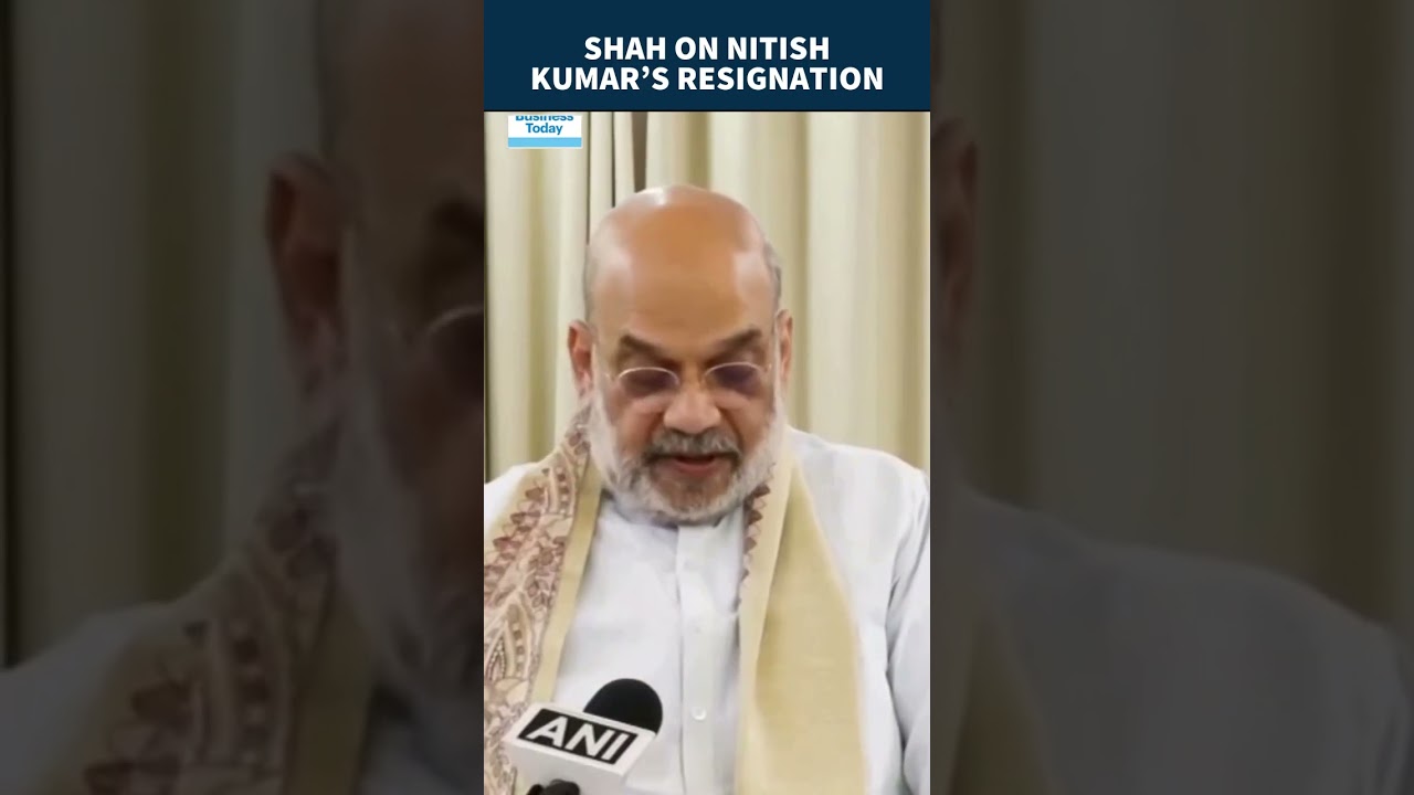 Amit Shah Speaks As Nitish Kumar Files Rajya Sabha Nomination, Set To Step Down As Bihar CM