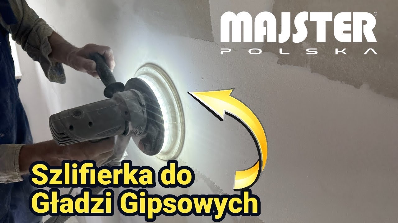 Majster Polska Tania Szlifierka do Gładzi Gipsowych bez pyłowych