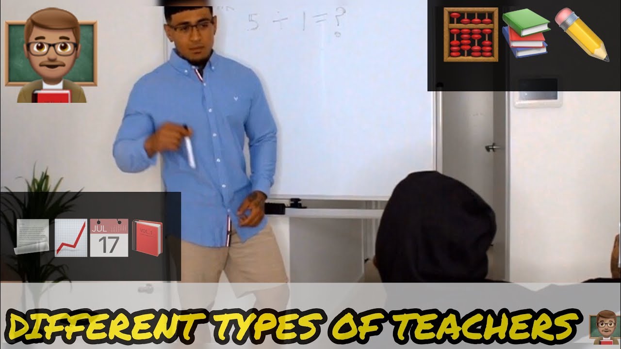 DIFFERENT TYPES OF TEACHER..