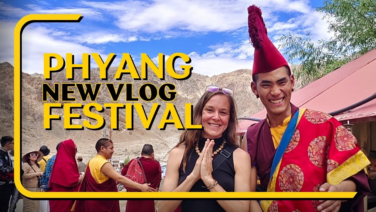 Phyang festival, Ladakh, India. Russian girl experience #foreigner #india #ladakh