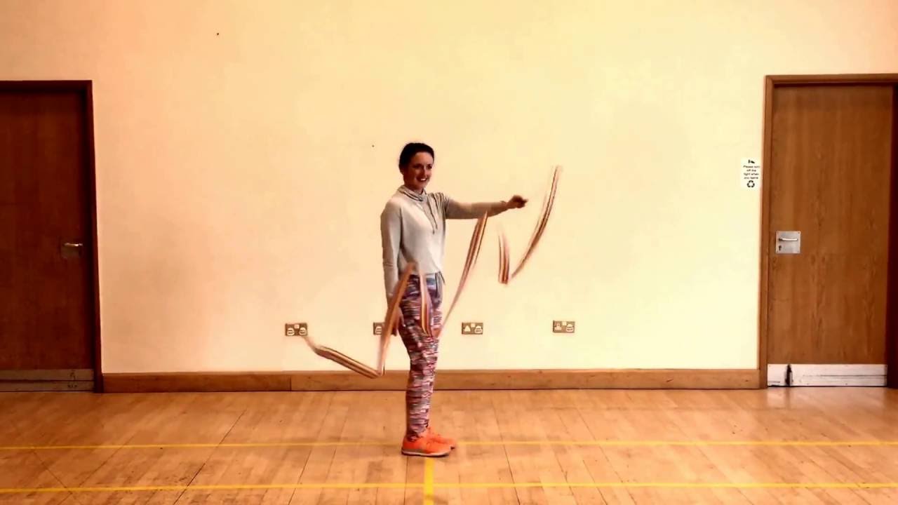 Chinese Ribbon Dance (short clip) Love to Dance classes by Yvette Wooding for over 50s in Bedford UK