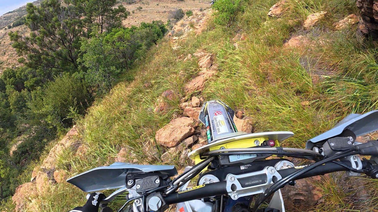 The extreme bits of hard enduro at Heidelberg. Husqvarna TE 300 crash fest.