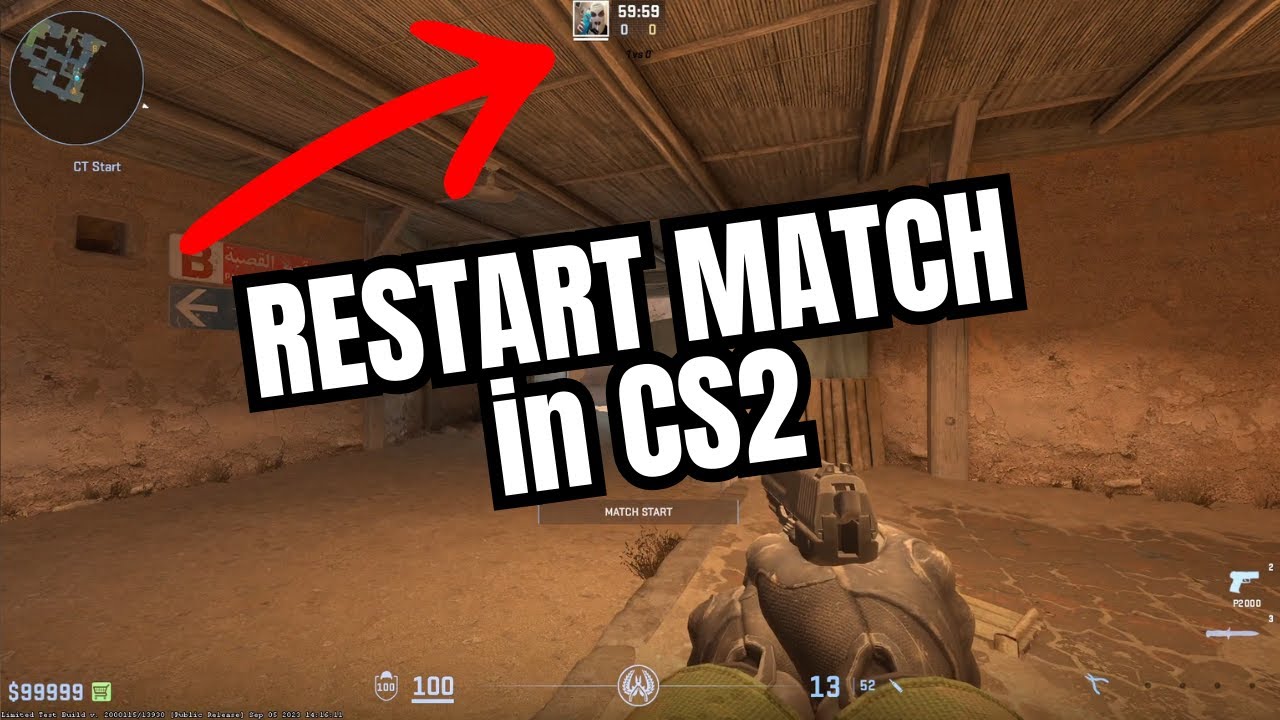 How to Restart Match in CS2 - Reset Game in Counter-Strike 2 #cs2