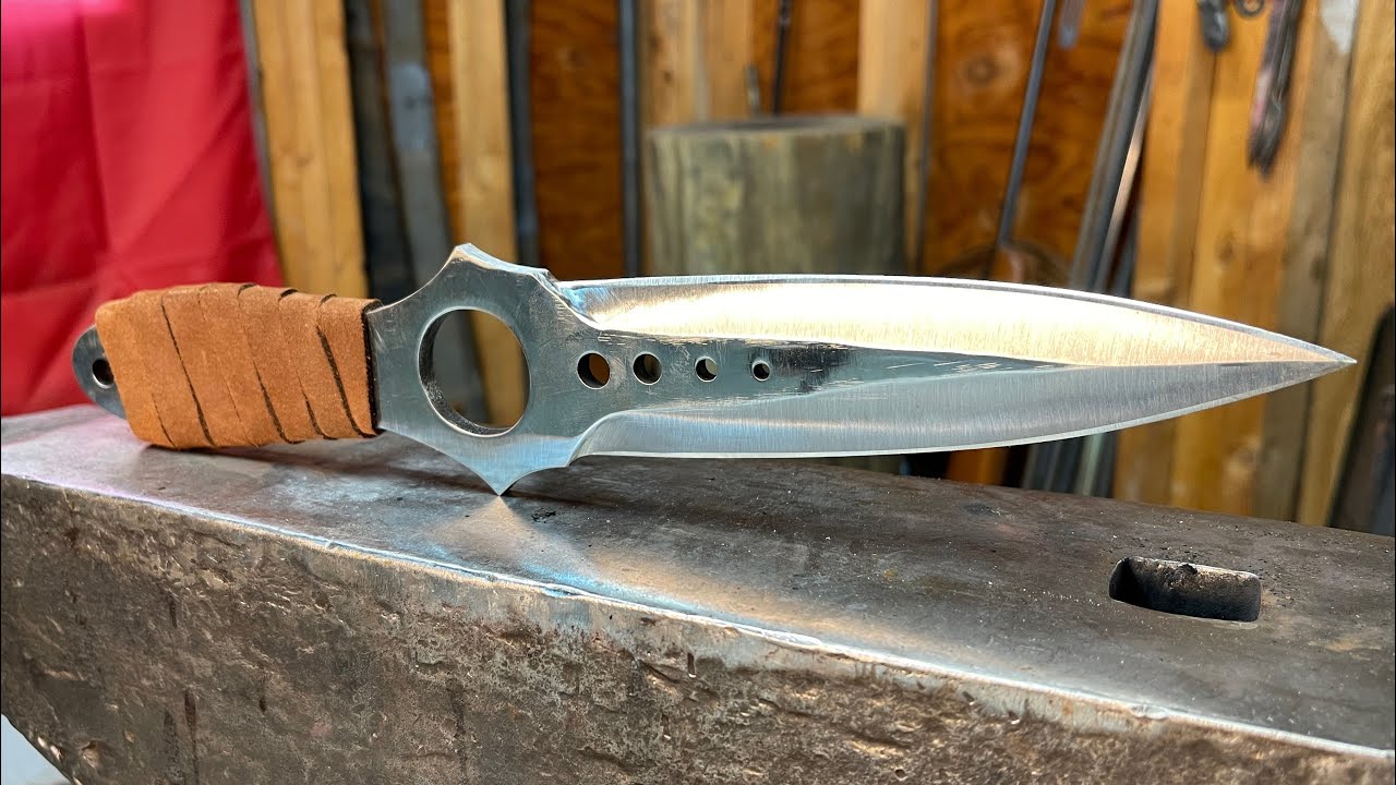 Forging the CS GO Skeleton Knife #blacksmith #knife #gamer #weapons