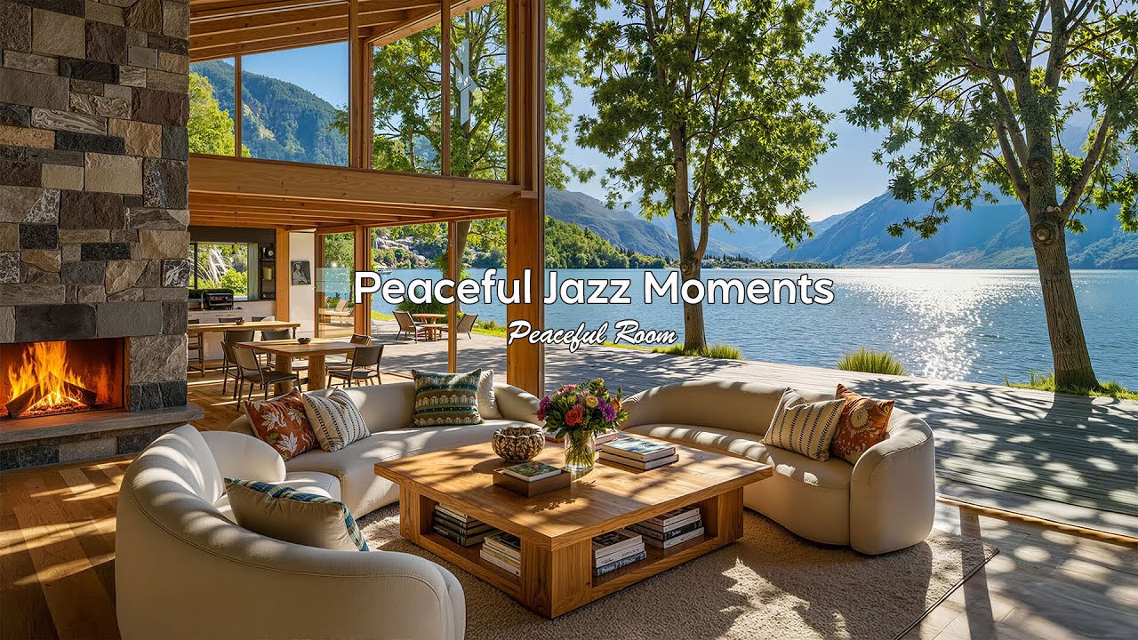 Soft Fall Indoor Jazz Ambience | Morning Jazz Music In Living Room For Deep Relaxing & Stress Relief