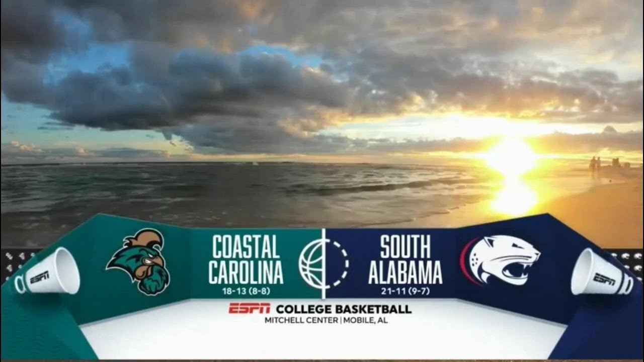 NCAAM 2022.03.28 The Basketball Classic Semifinal - Coastal Carolina vs South Alabama
