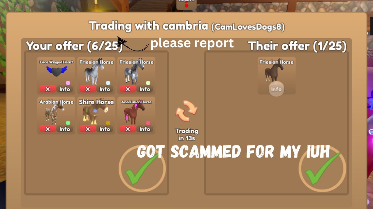 GETTING SCAMMED FOR MY ANDY IUH. || WILD HORSE ISLANDS