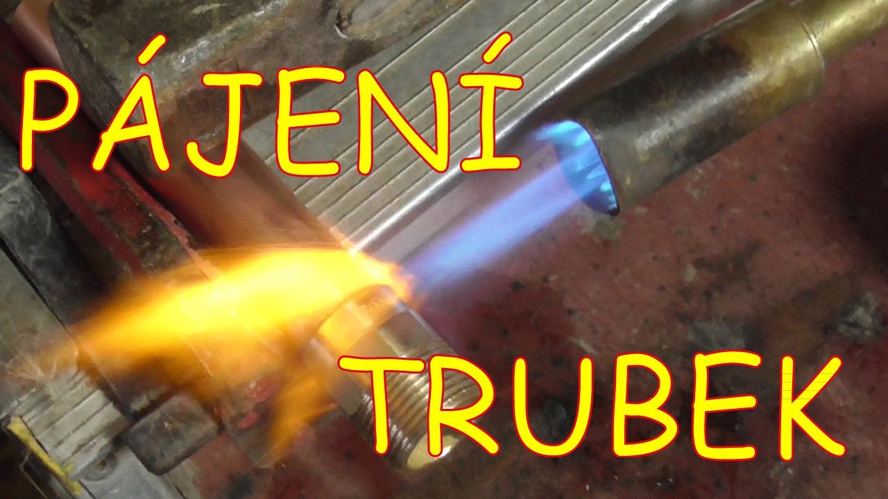 Pájení měděných trubek na topení