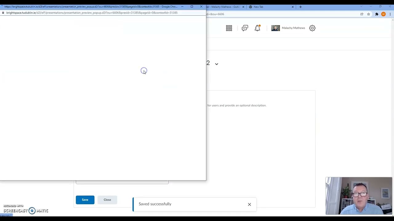 ePortfolio Part 1 Create your Brightspace ePortfolio