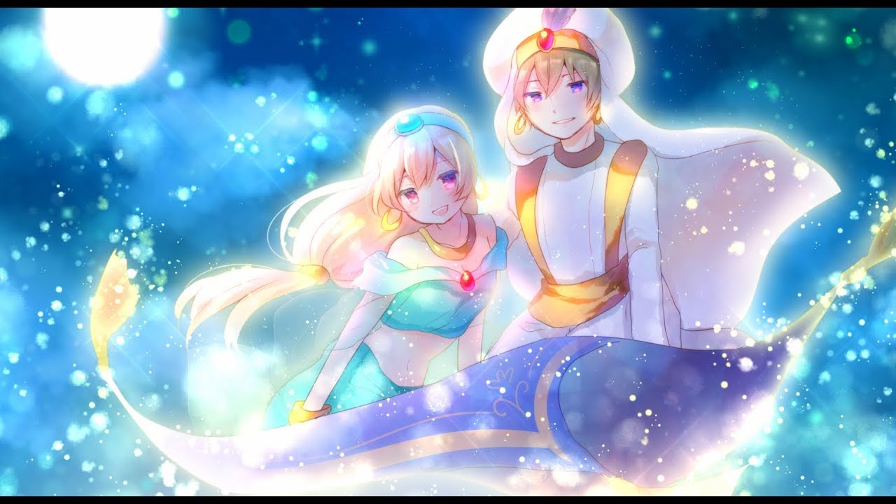 A Whole New World (アラジン) covered by 月乃×湊いつき