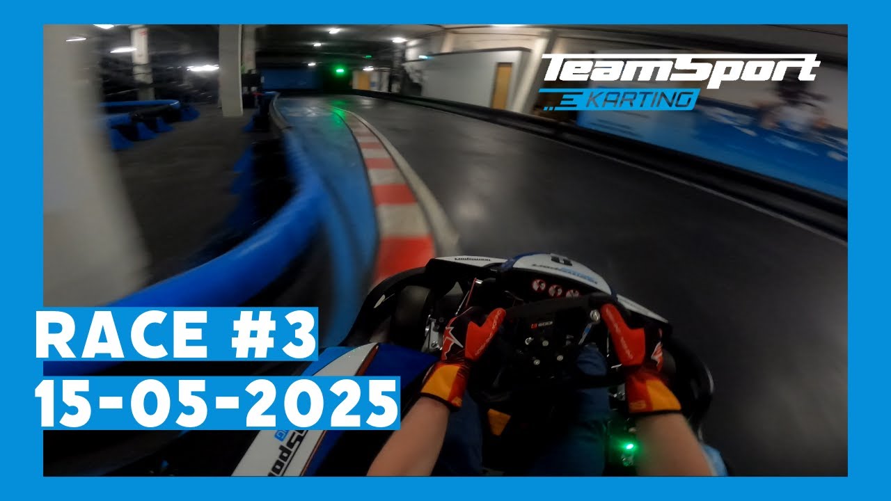 I put him in the barrier... - TeamSport E-Karting Utrecht The Wall | Race #3 | 15-05-2025