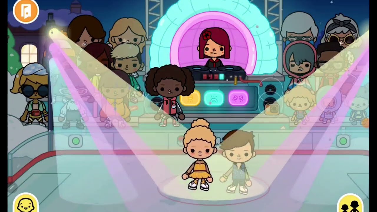 Toca boca. Ева и её семья. || 6 сезон 14 серия ||~♤ Тока бока отель, домик и каток ♤~