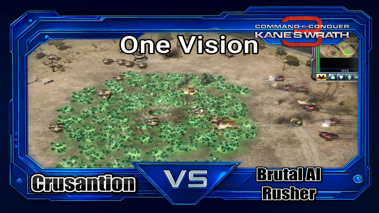 CNC 3 KW One Vision mod RRF vs Brutal AI - Rusher (Renegades)