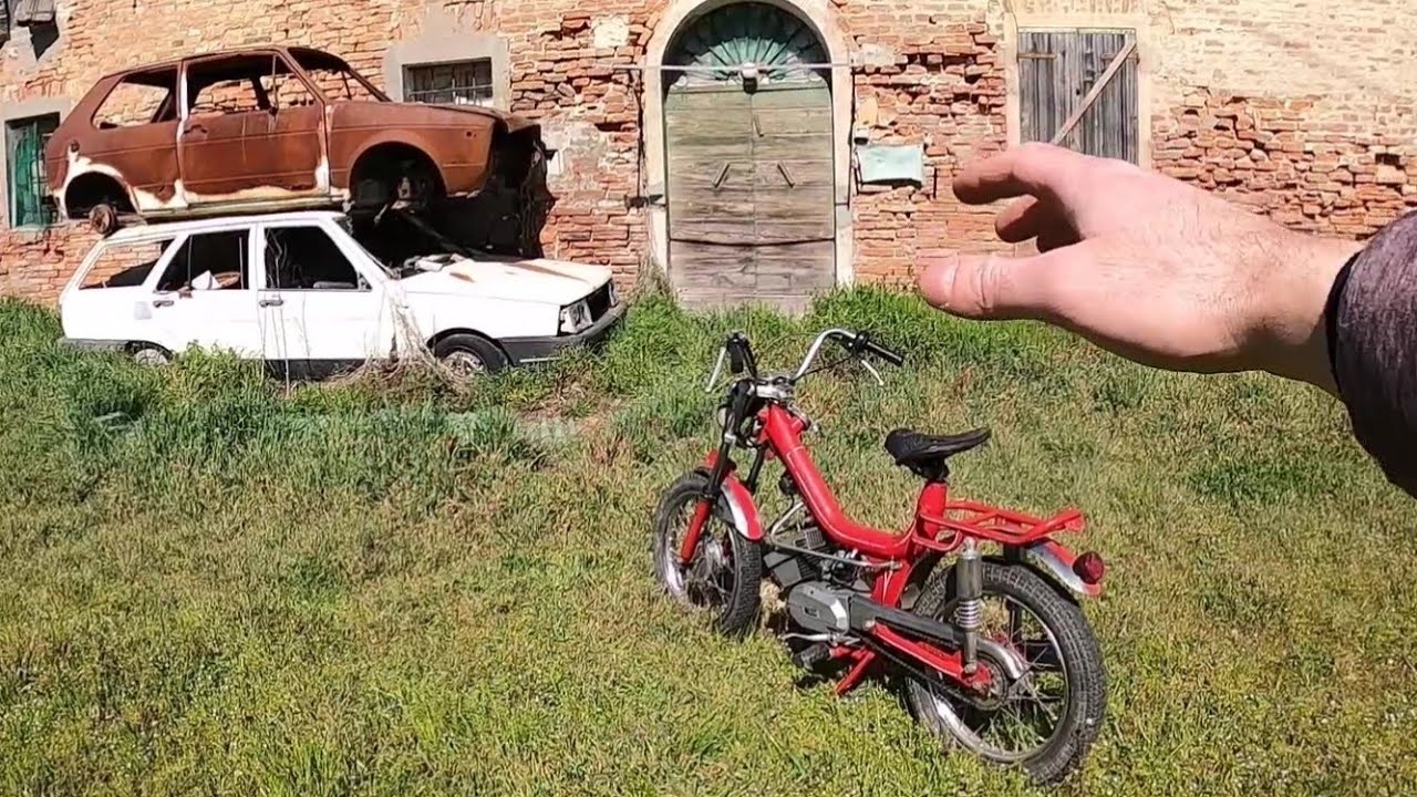 TUBONE MZV CAMBRIDGE MINARELLI P4 CS 50 CC - ENDURO NEI CAMPI ON BOARD CAMERA