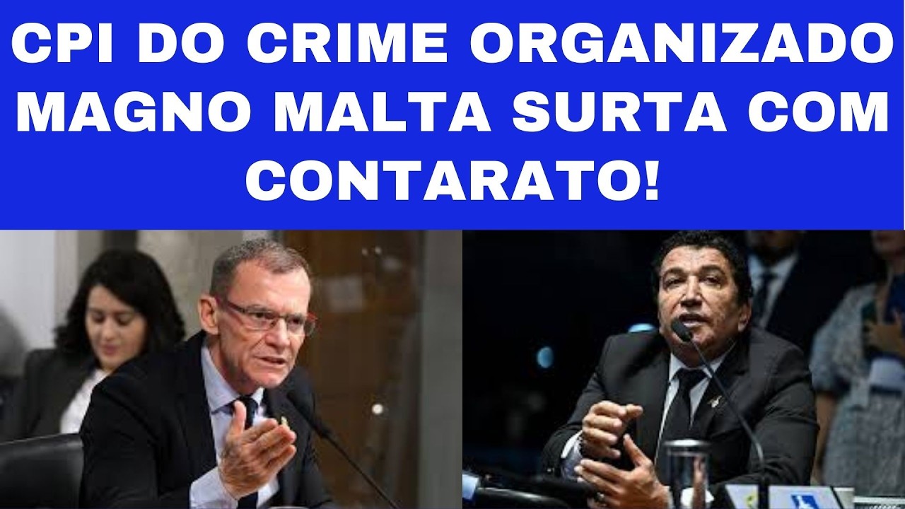 Magno Malta tenta tumultuar a CPI do Crime Organizado, mas recebe o devido tratamento!