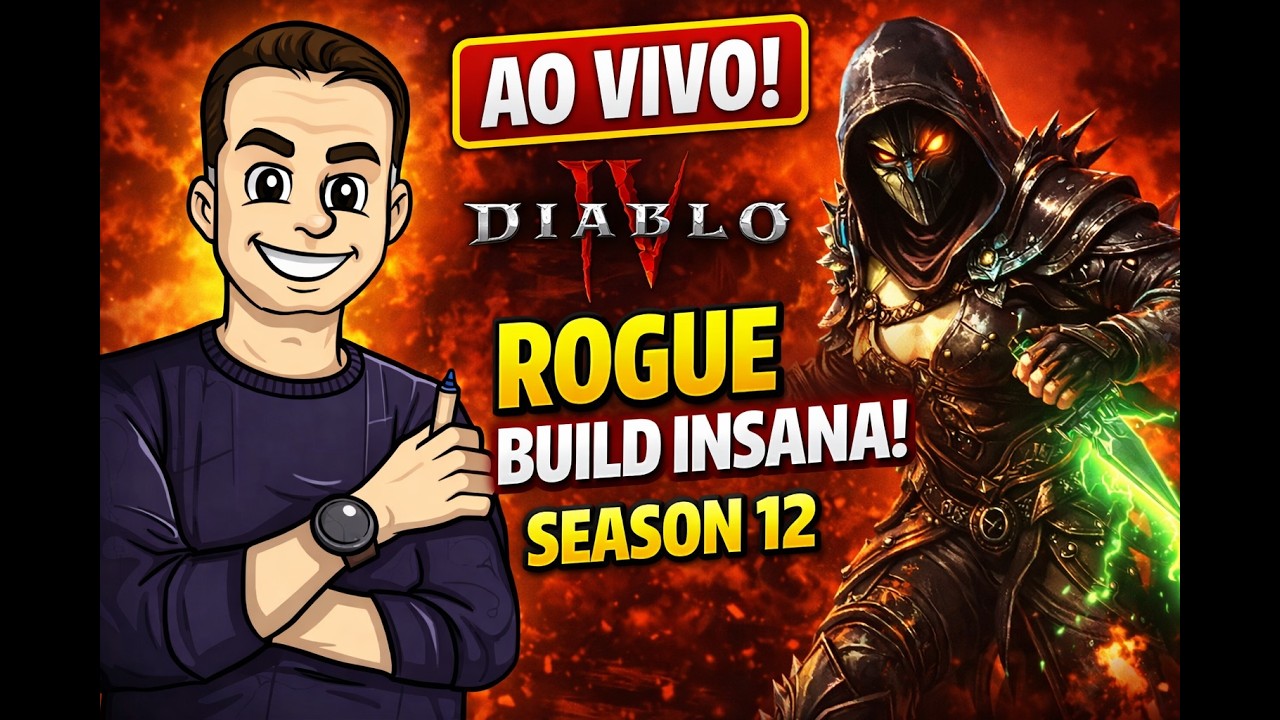 LIVE 🔥 ROGUE DERRETE TUDO | Diablo 4 Season 12
