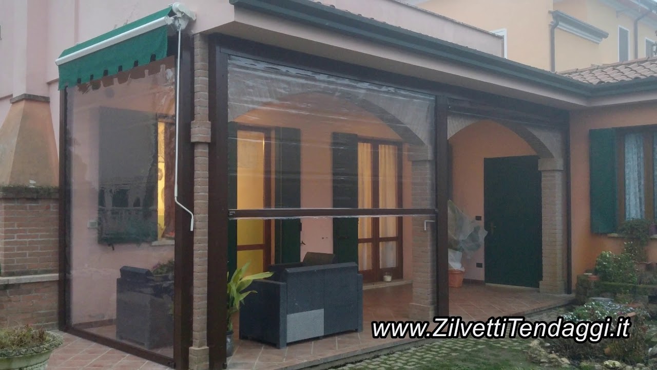 chiusure per portici e tettoie zilvetti tendaggi verona tel 044292760