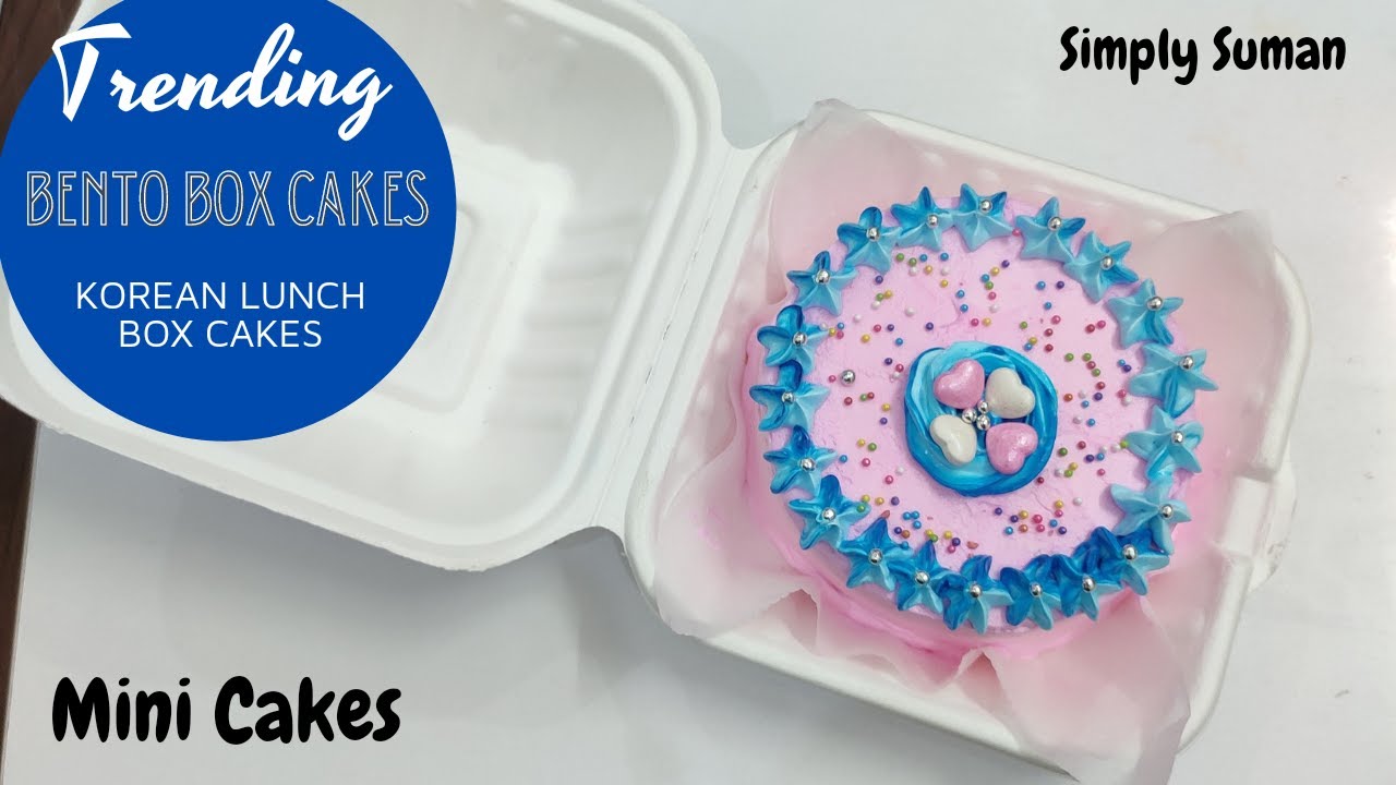 Trending Bento Box Cakes | Trending cake(2022) Mini Cakes | Korean Lunch box cakes | By Simply Suman