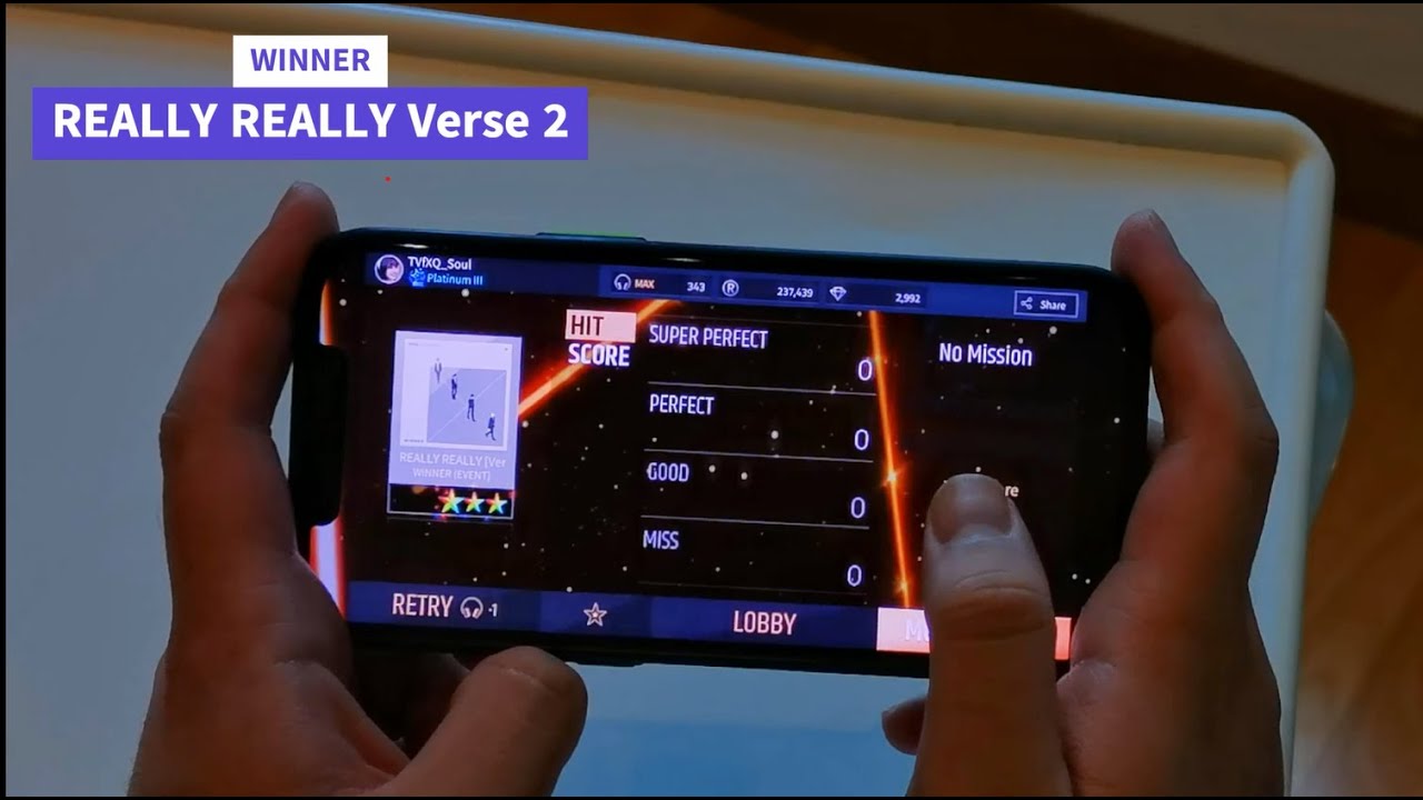 [SuperStar YG] WINNER REALLY REALLY Verse 2 ALL S Perfect Gameplay