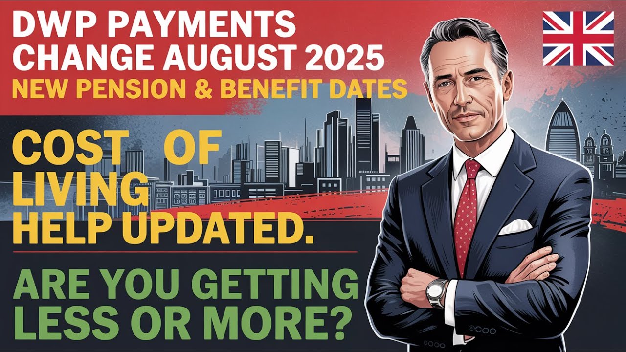 DWP August 2025 Benefits & Pension Payment Changes Key Dates & Cost of Living Support