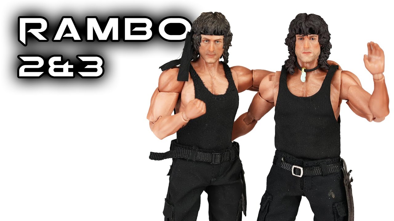 Hiya Toys RAMBO: First Blood (2 and 3) Exquisite Super 1/12 Action Figure Review