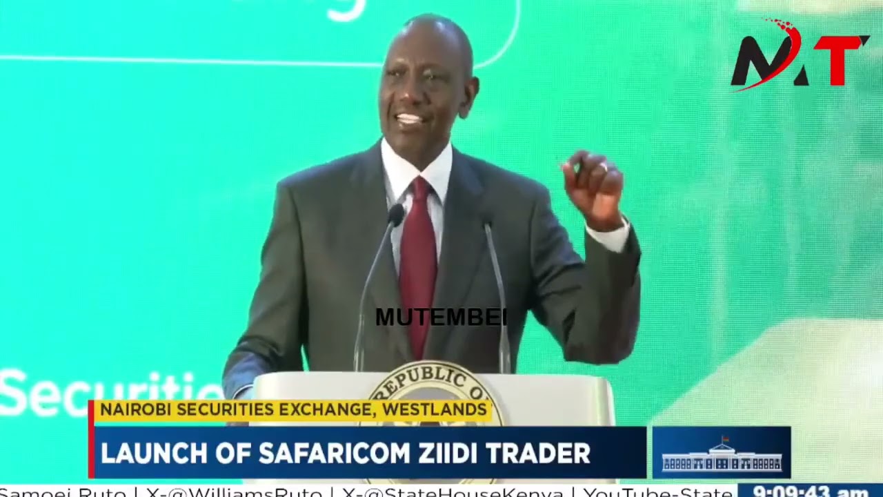 RUTO SPEECH IN WESTLANDS LAUCHING SAFARICOM ZIIDI TRADERS!!!