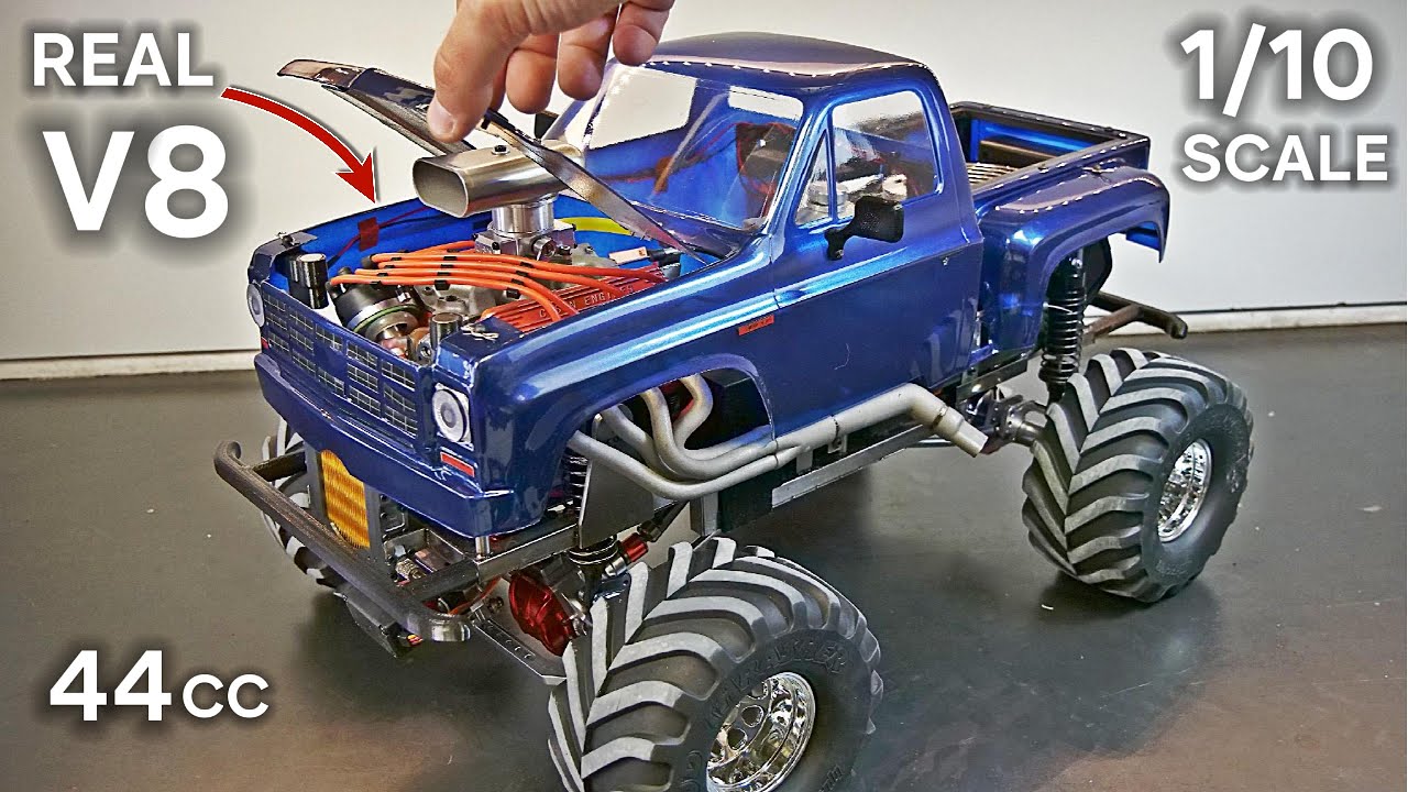 I Built World's SMALLEST V8 RC Truck!