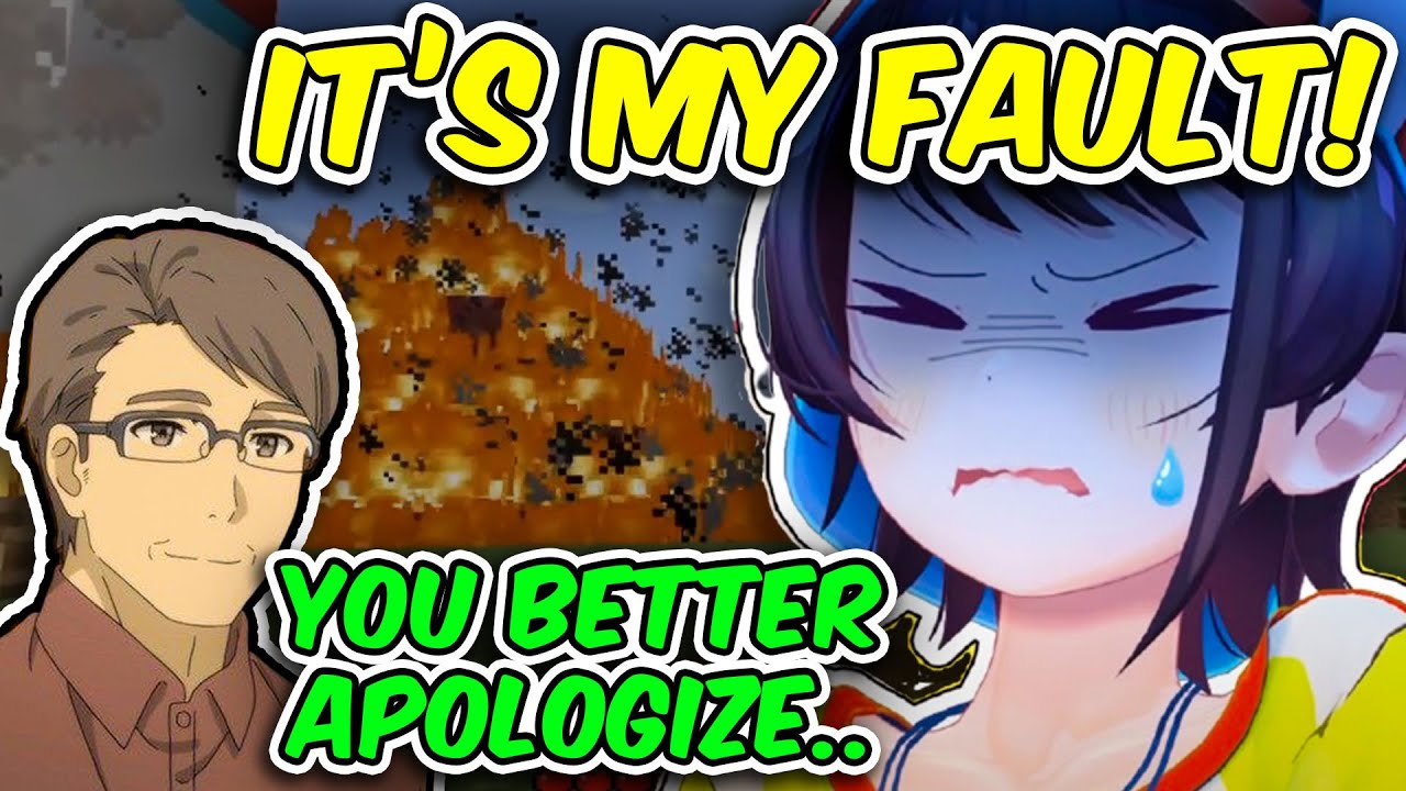 Subaru’s Dad Calls Her on Stream After She Burns Pekora’s House