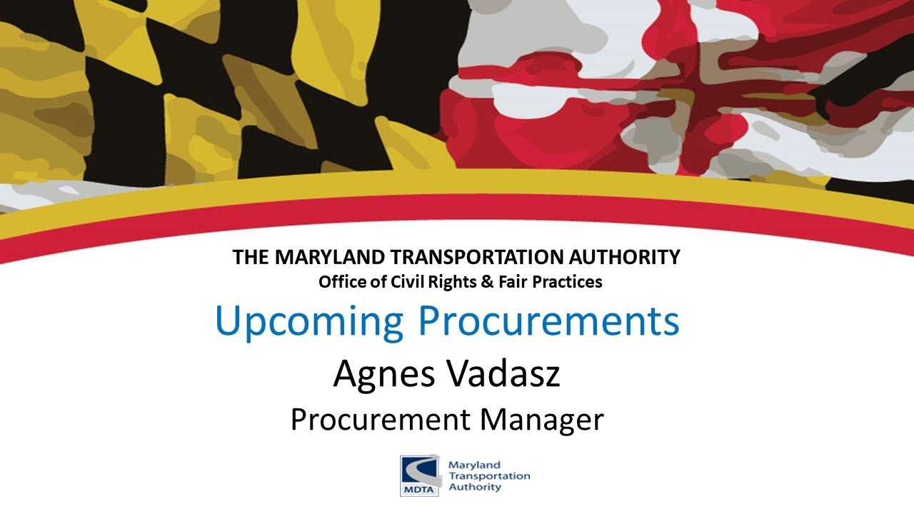 Business with the MDTA - Upcoming Procurements
