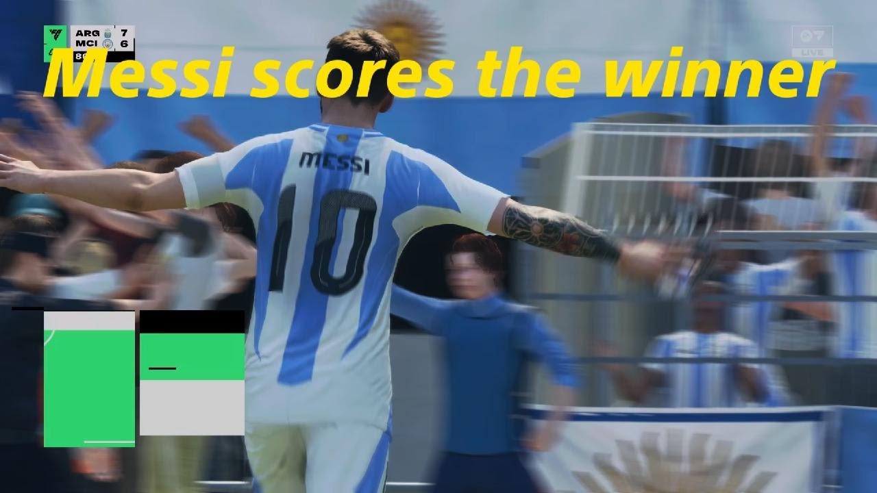 Fifa 26 - Argentina vs Manchester city - Messi scores the winner & Dibu saves the penalty