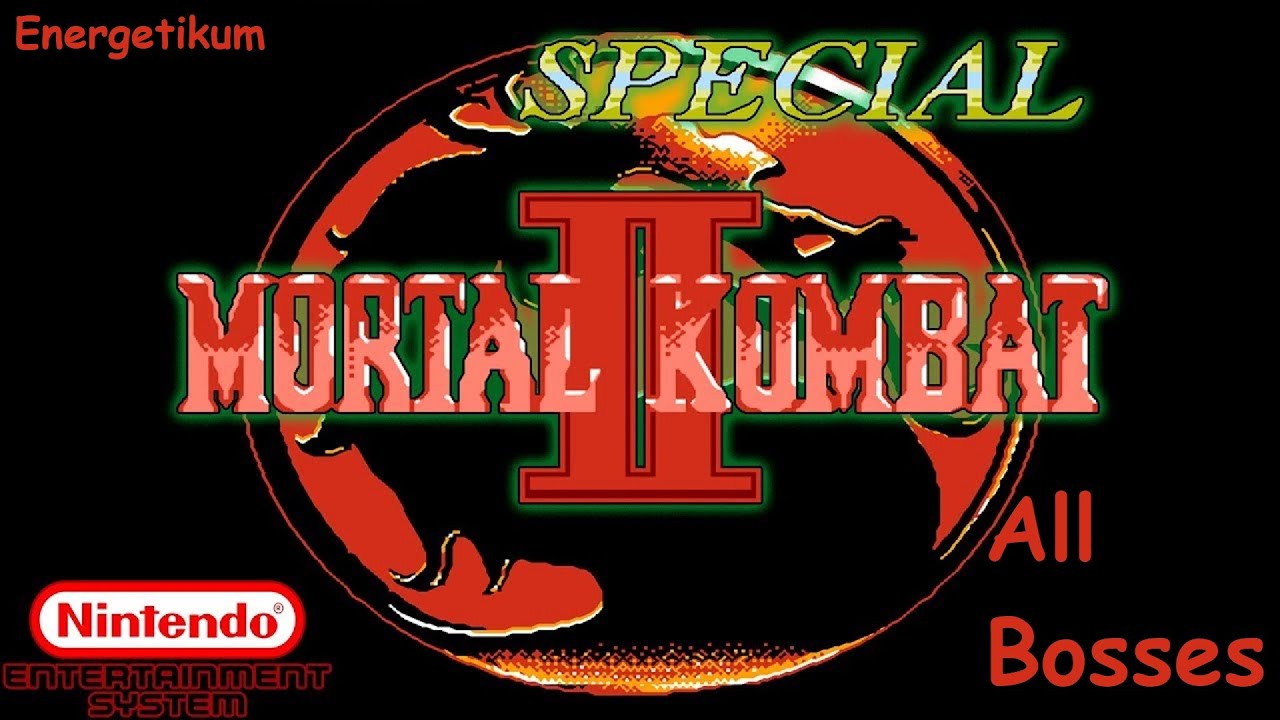 Mortal Kombat II Special (Unlicensed) - all bosses (все боссы) [NES]