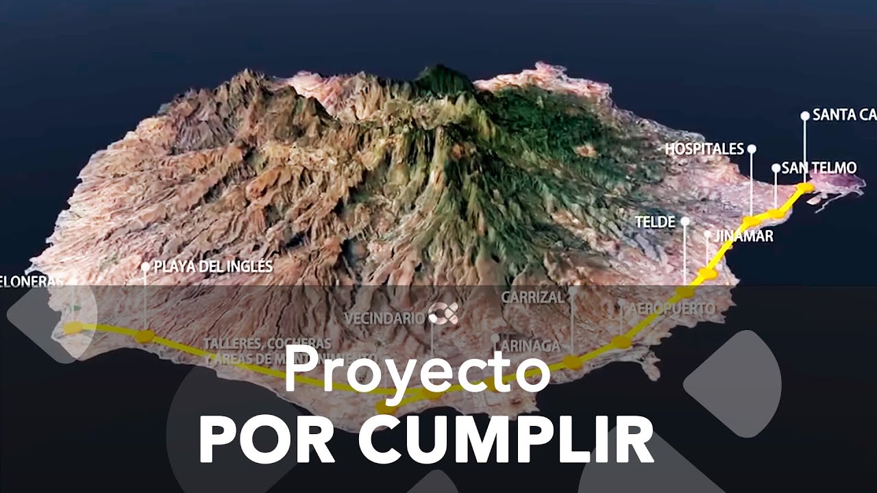 El proyecto de un tren en Gran Canaria viene de lejos