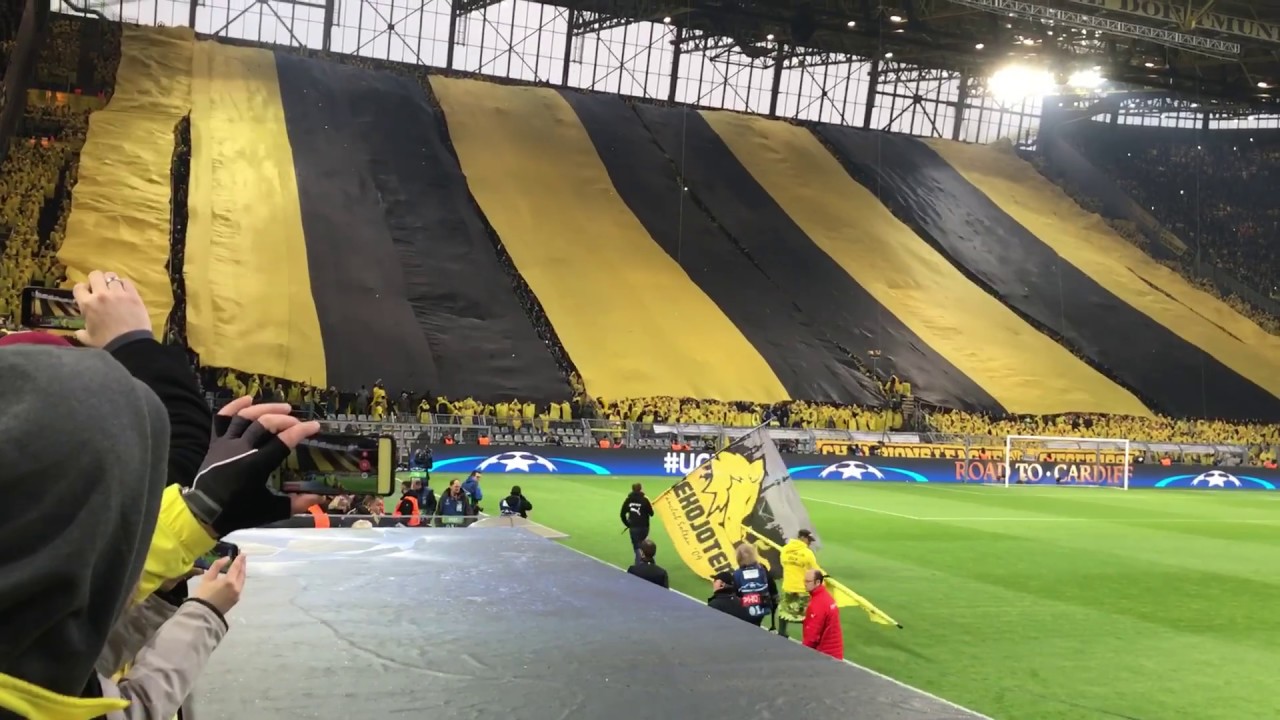 Borussia Dortmund vs. AS Monaco - 12.04.2017 - BVB Choreo - Champions League - Endergebnis 2:3