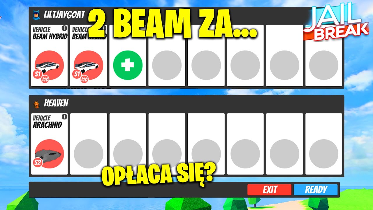 🚗CO LUDZIE DALI MI ZA 2 BEAM HYBRIDY?! OPŁACA SIĘ?!🤑TRADE'Y W JAILBREAK! | Roblox Jailbreak