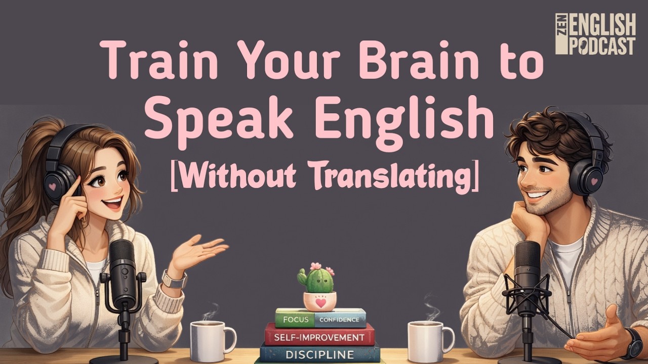 Train Your Brain to Speak English Without Translating | Easy English Podcast | Learn English Fast