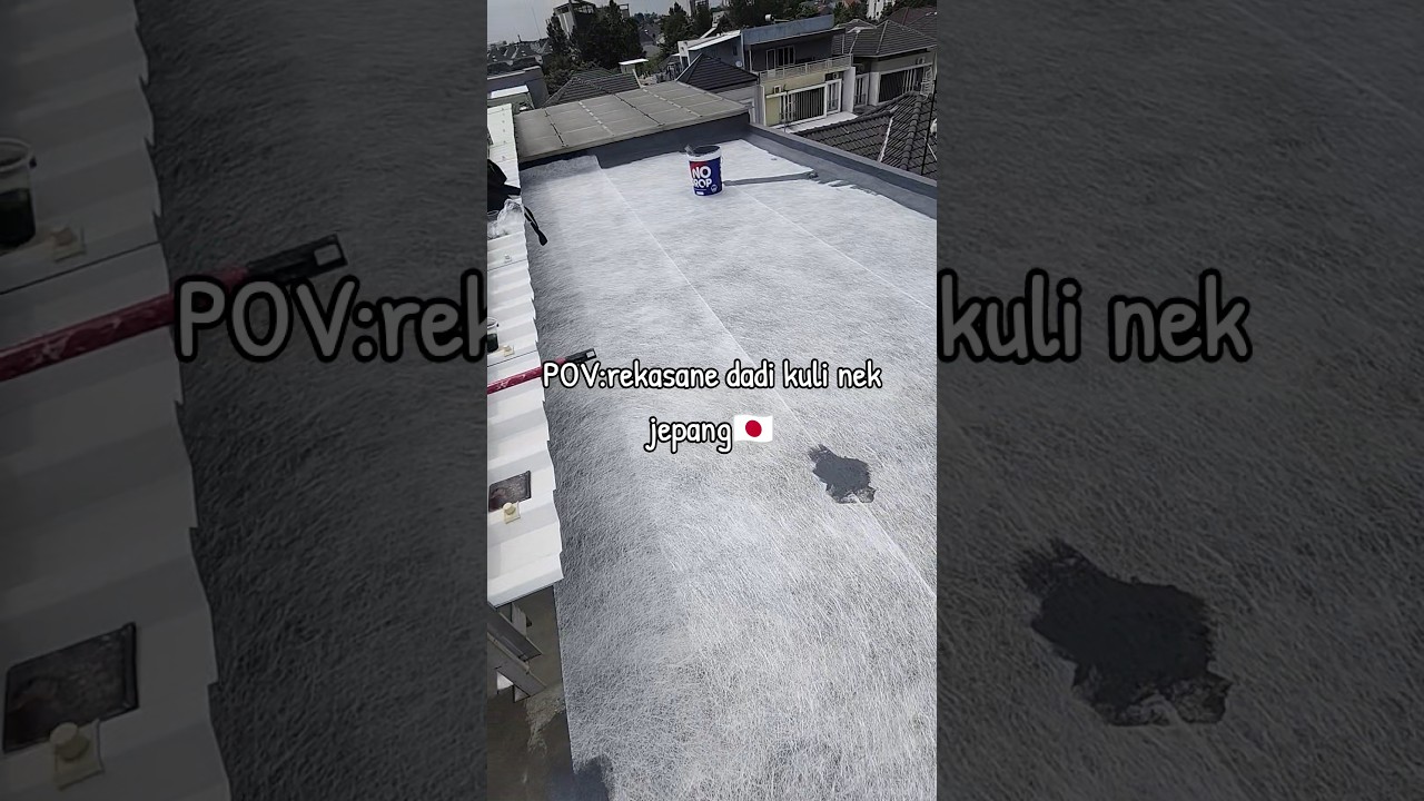 Cara waterproofing atap dak beton menggunakan cat NOdrop #atapbocor #nodrop #tukangwaterproofing