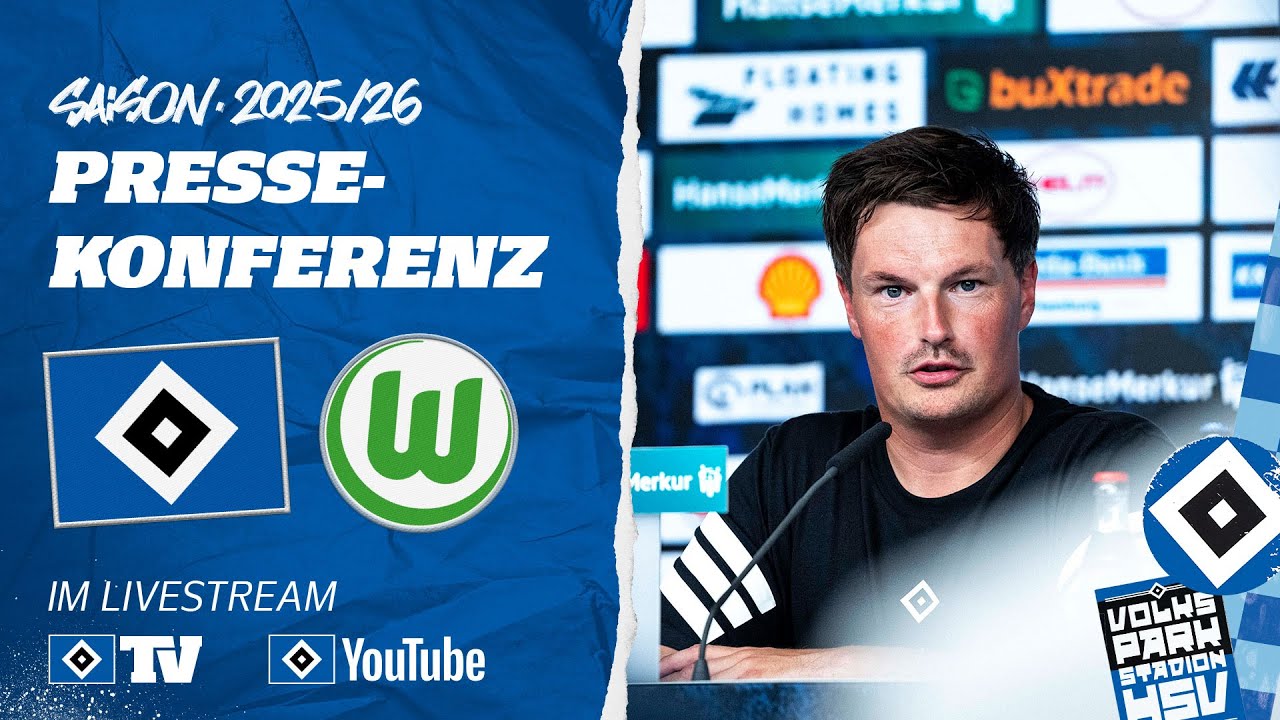 RE-LIVE: PRESSEKONFERENZ | HSV vs. VfL Wolfsburg I 8. Spieltag