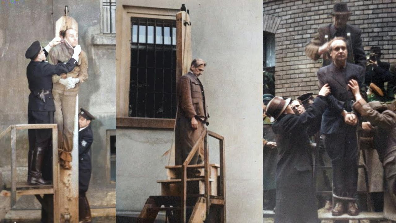5 Public Pole Hanging Executions Of World War 2 - History Documentary