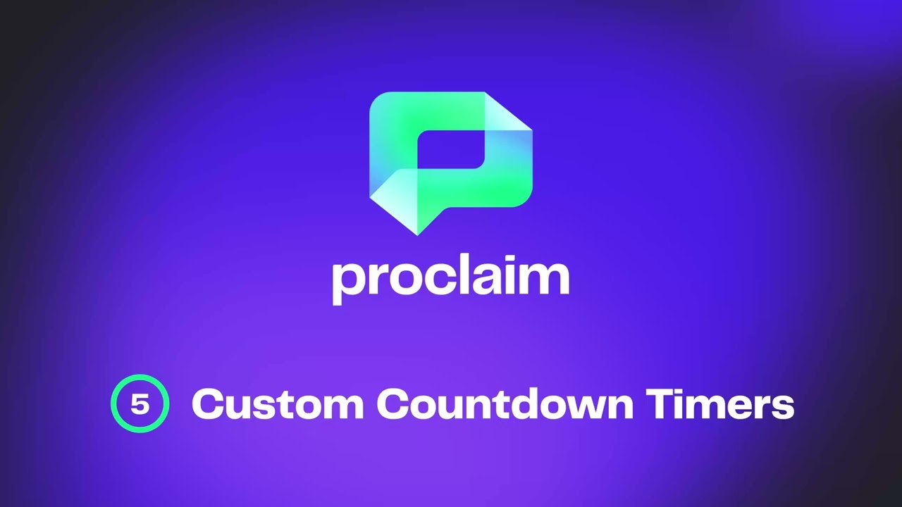 Whats New in Proclaim 4?