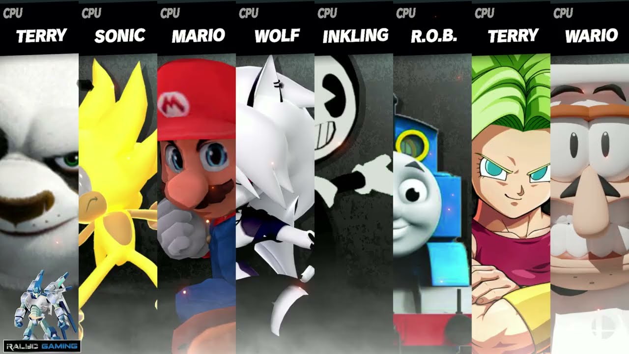 Po vs Super Sonic vs Mario vs Loona vs Bendy vs Thomas vs Kefla vs Peppino
