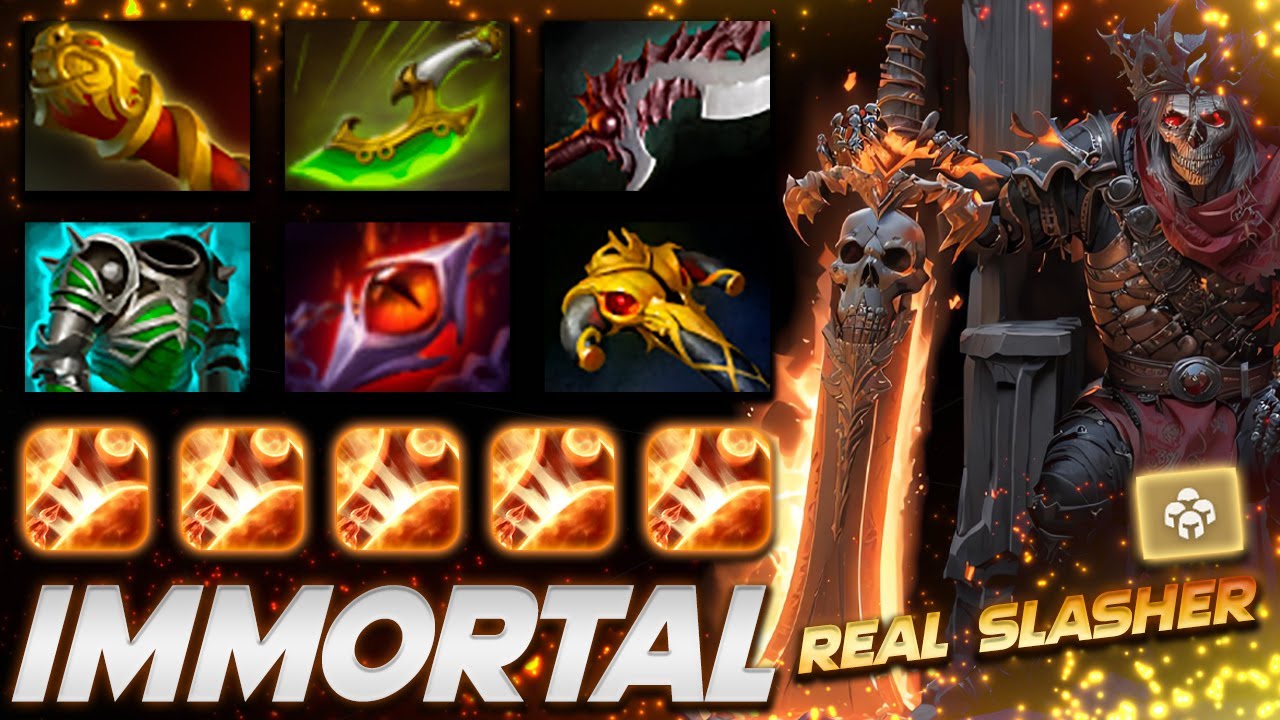 Wraith King Immortal Smasher Skeleton - Dota 2 Pro Gameplay [Watch & Learn]