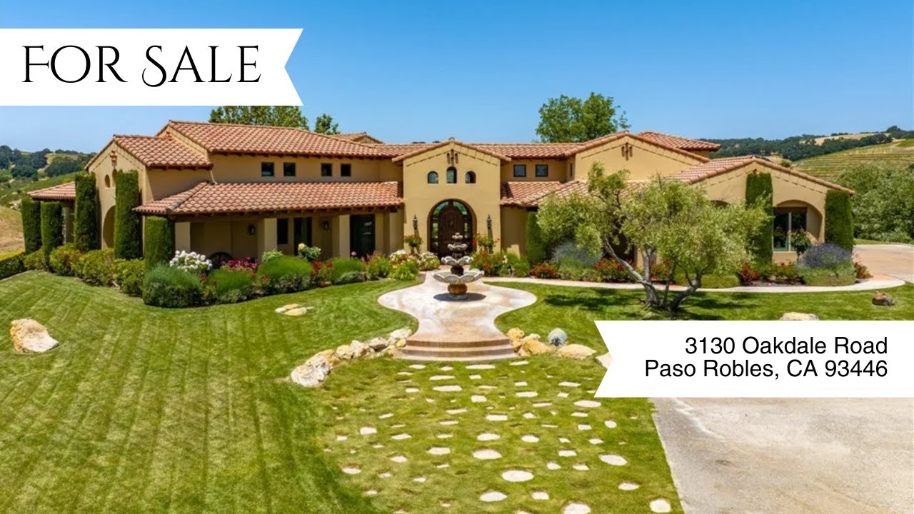 Own Your Slice of Wine Paradise: 91+ Acre Paso Robles Vineyard Estate for Sale in California