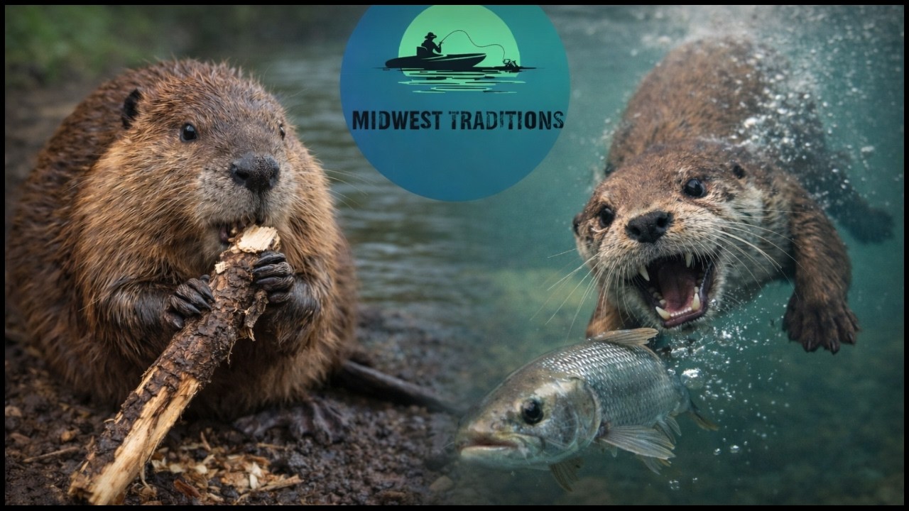 Spring Beaver and Otter Trapping on a Small River | Loaded With Sign