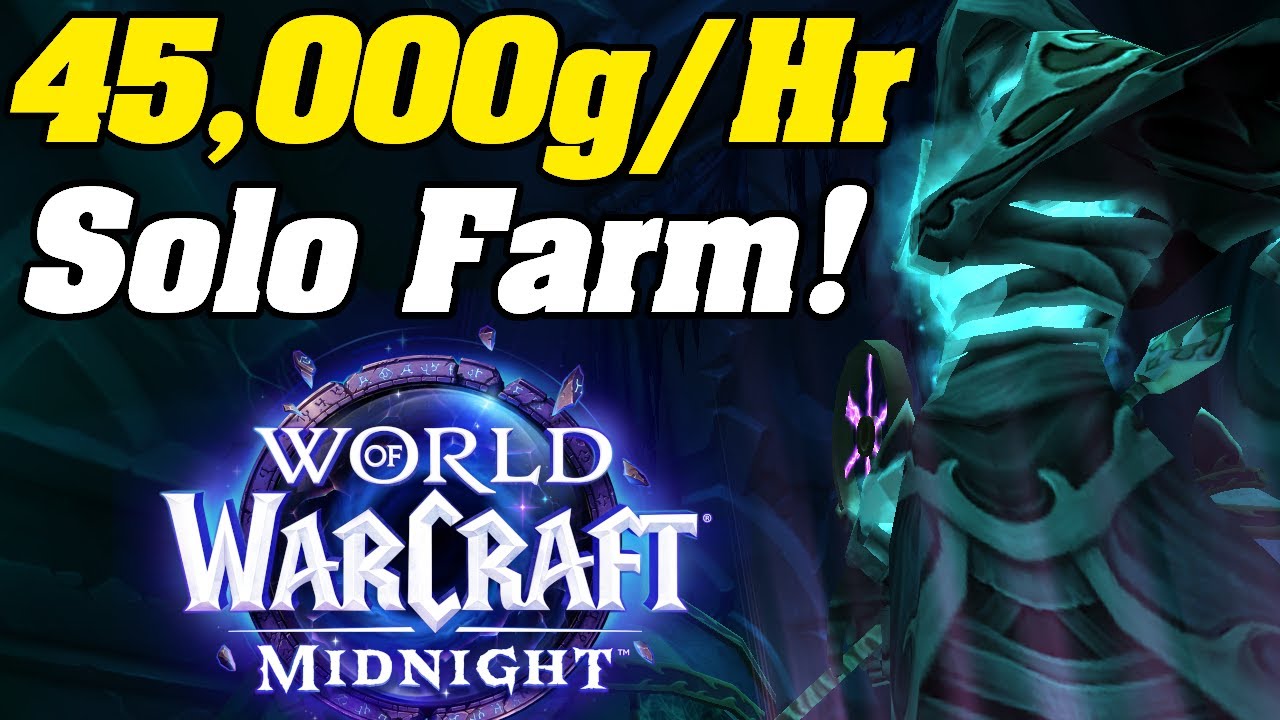 Фарм золота в одиночку: более 45 000 золота в час! WoW Midnight