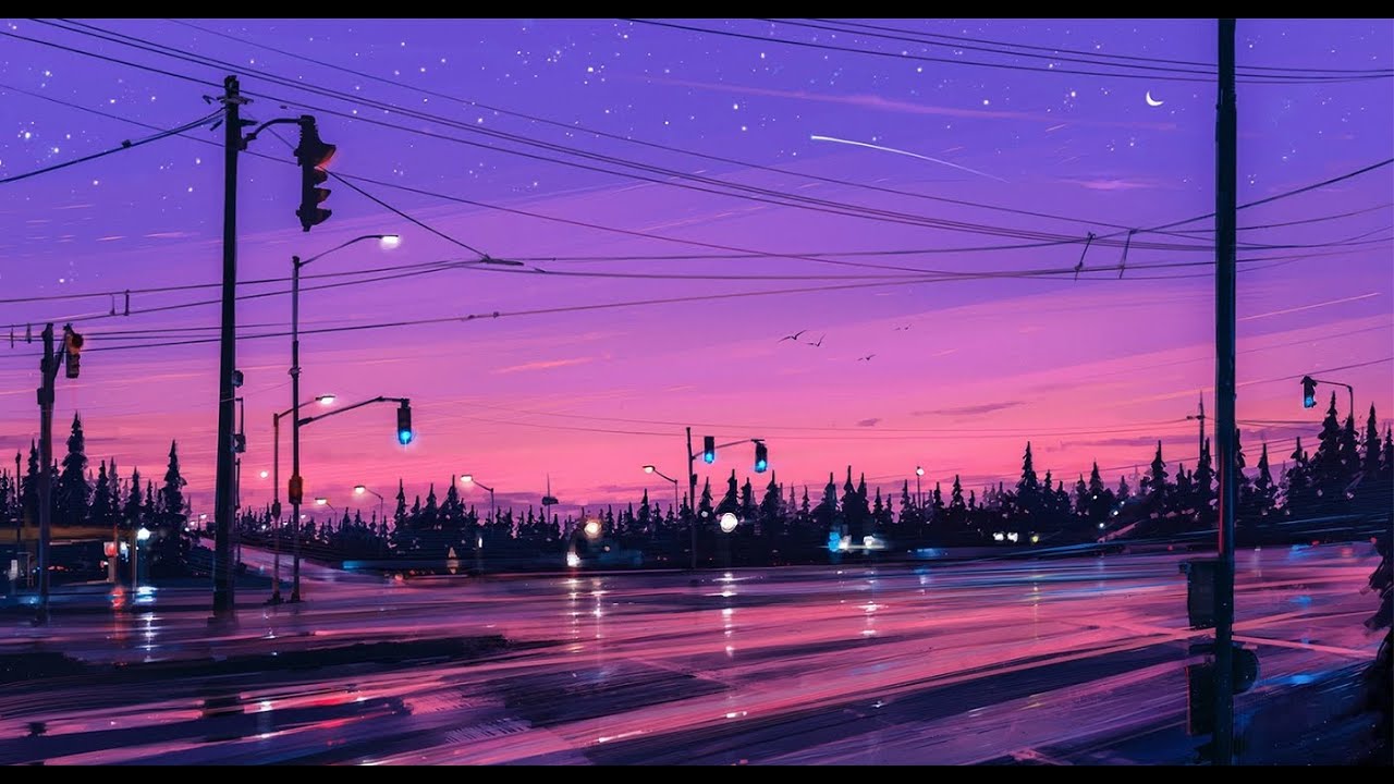 [ ᴘʟᴀʏʟɪsᴛ ] 𝐋𝐨𝐟𝐢 🎶 Purple Sky Chill 🌙 | Chill hop & 𝐋𝐨𝐟𝐢 beats to relax n study , chill out