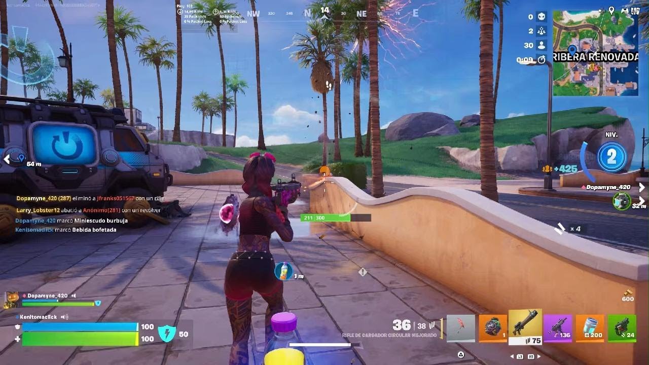 Ganando blitz con joshua en Fortnite