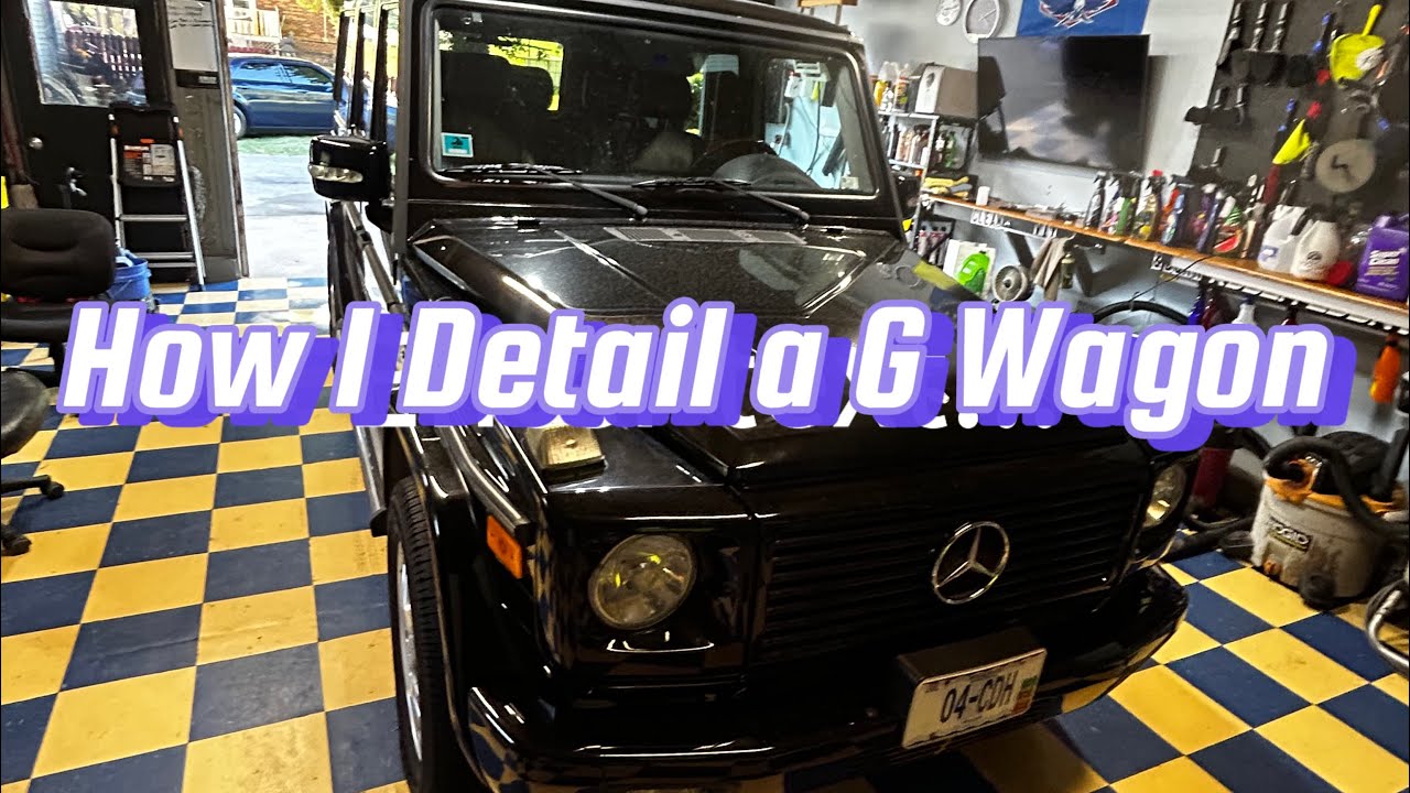 The G wagon wash process, polish and the Permashine application
