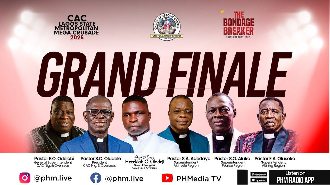 2025 LAGOS METROPOLITAN MEGA CRUSADE || GRAND FINALE  VIGIL ||  THE BONDAGE BREAKER | LIVE